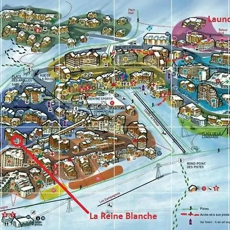 Reine Blanche - Location: Pour 4 Personnes Dans Un Quartier Calme Mae-9090 Val Thorens